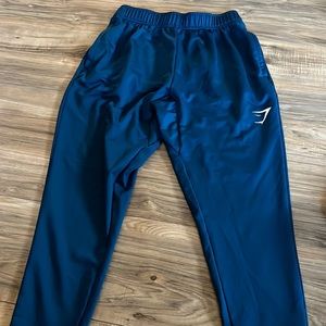 Men’s Blue gymshark joggers size small